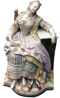 Masseine Figurine repaired by Karen Dean Restoration