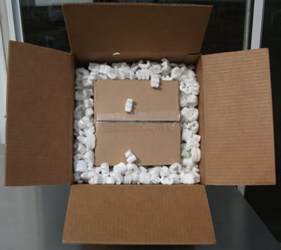 double box for shipping fragile, valuable ceramic pieces