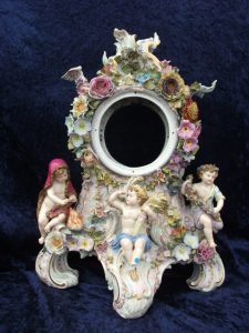 Meissen porcelain 4 season putti clock